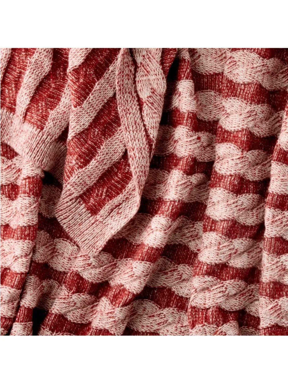 50”x60” Twisted Cable Throw Blanket